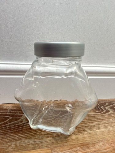 Round large hlass sweet jar - large,