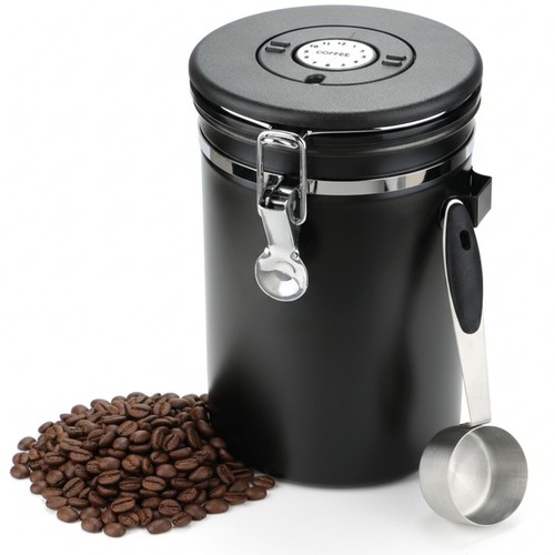 Coffee bean storage container - bean,