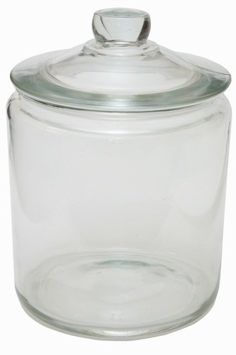 Large glass biscotti jar - 6l, /