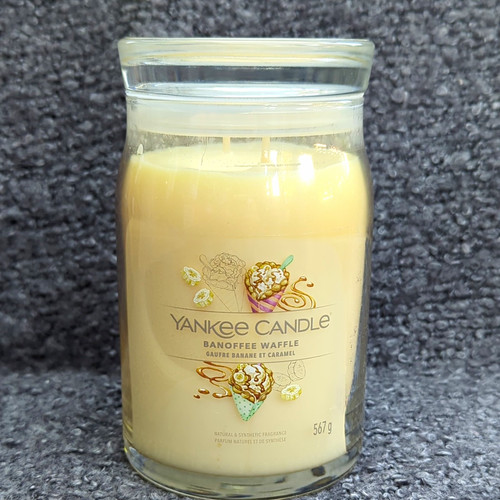 Yankee candle banoffee waffle - candle,