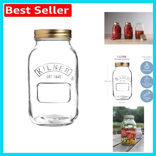 Durable glass preserve jar - preserve,