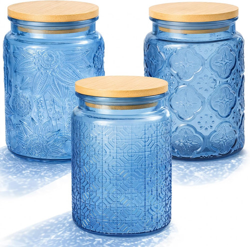 Pack 700ml glass jars with - 700ml,