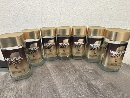 Empty nescafe gold - empty, blend