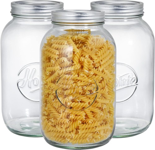 Pack large glass mason - mason, jars