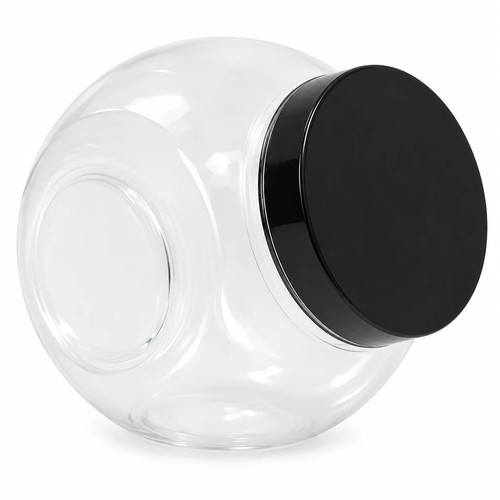 Large plastic cookie sweet jar - large,
