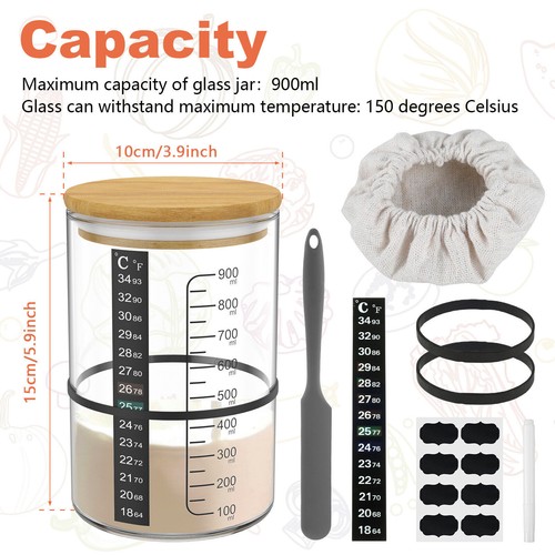 9pcs sourdough starter - sourdough, kit