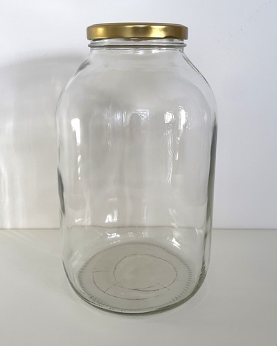 Litre glass jars lid - litre,