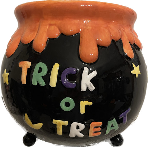 Large ceramic halloween treat - ceramic,