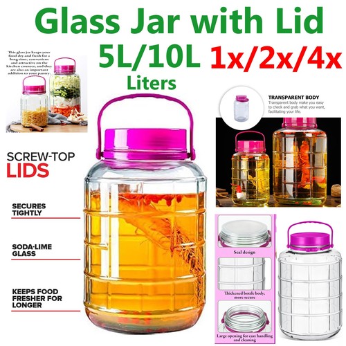 10l glass storage jar - 10l,