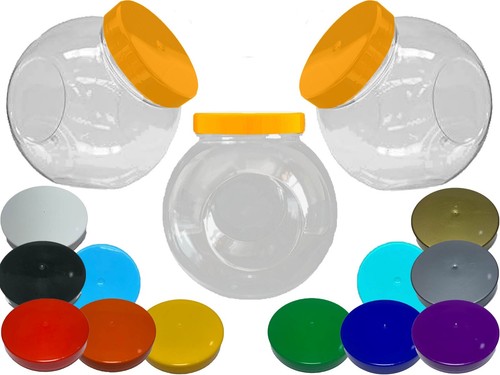 Large plastic storage jar food - plastic,