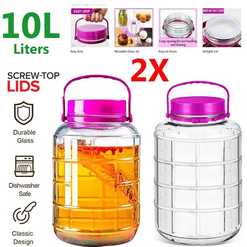 Large 10l glass - large, storage
