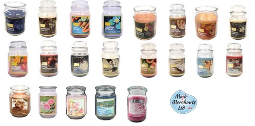 Large candle 18oz glass - candle,