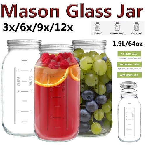 Large mason glass - glass, storage