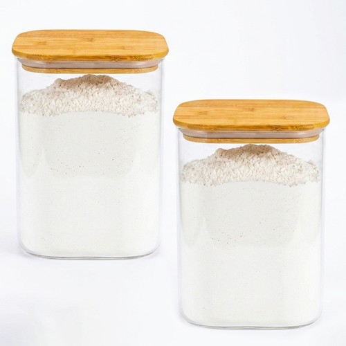 Food storage glass jar with - storage,