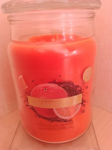 Chocolate orange large jar - orange,