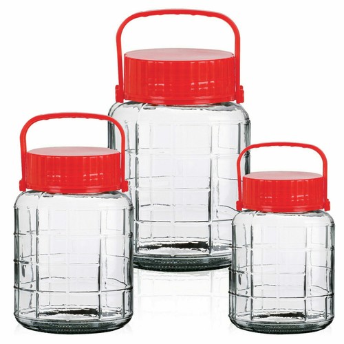 10l storage jar glass - jar,