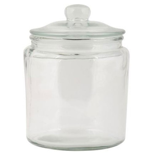 Large decorative glass jar - decorative,